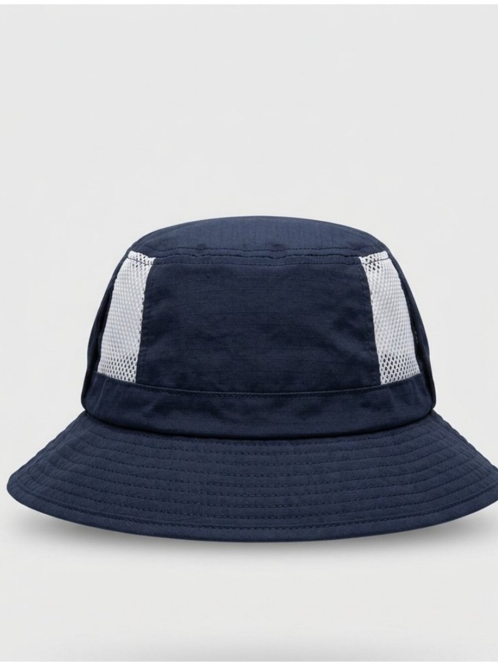 ADAMS Men's Navy Bucket Hat with White Vent Panels SZ XL